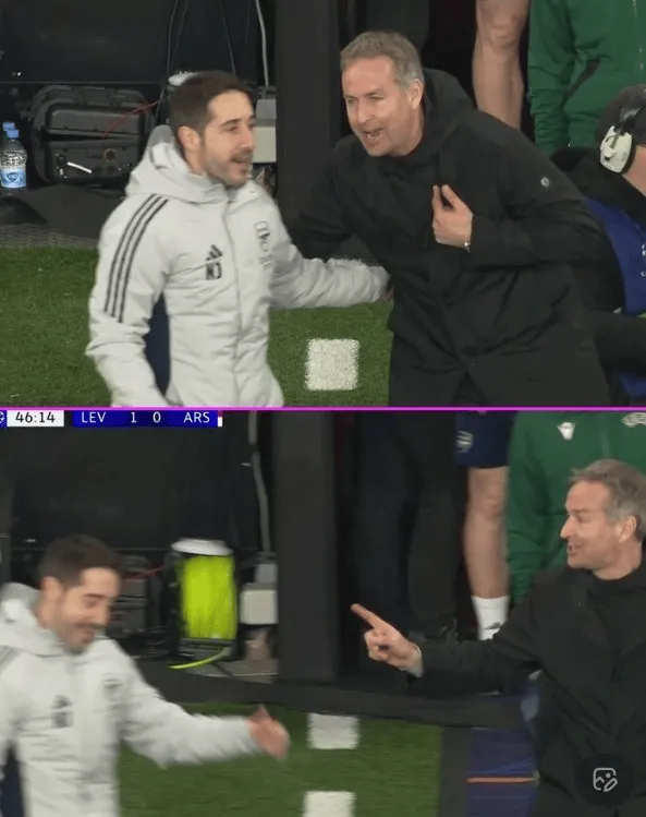 华体会入口-利用角球机会破门后，药厂主帅与阿森纳定位球教练交流心得